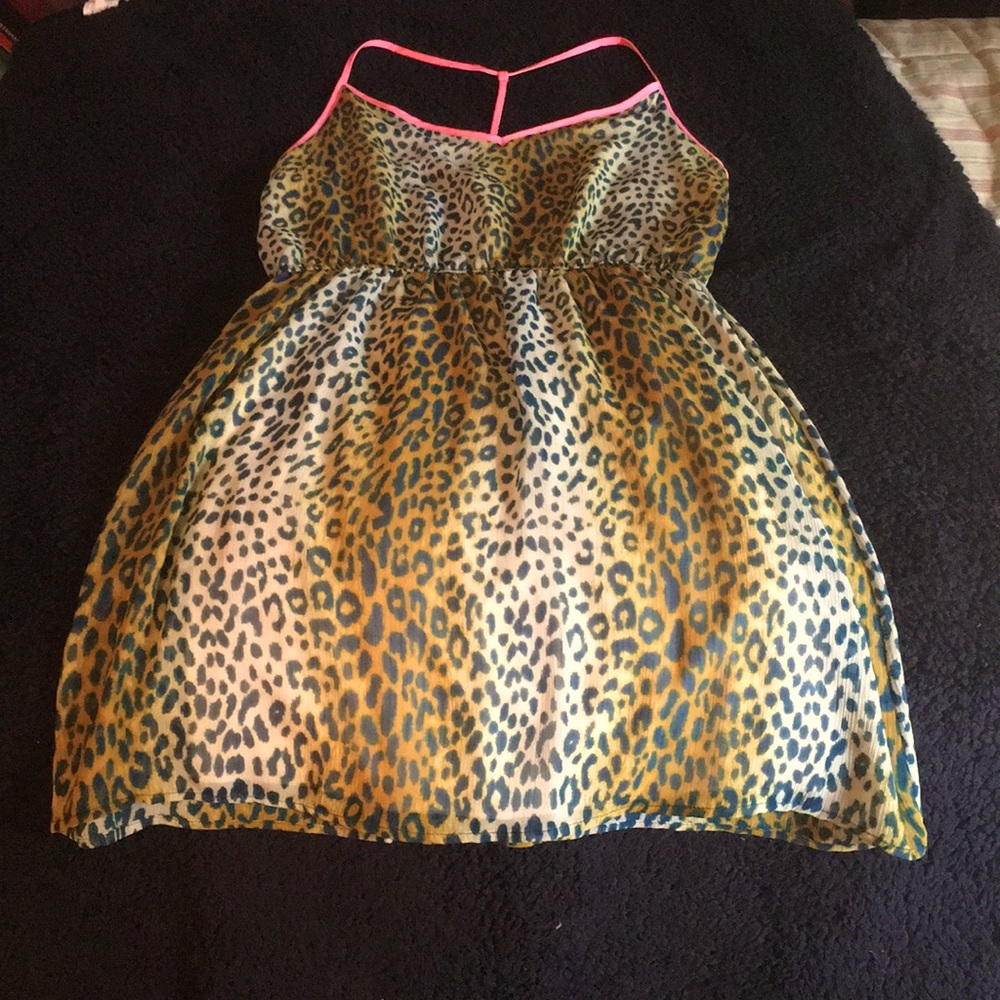 Leopard print dress